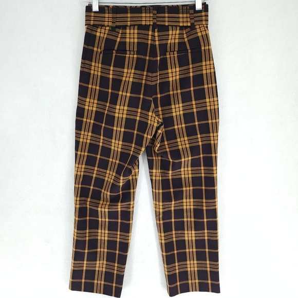 Wilfred Plaid Tie-front Pant - Picture 2 of 8